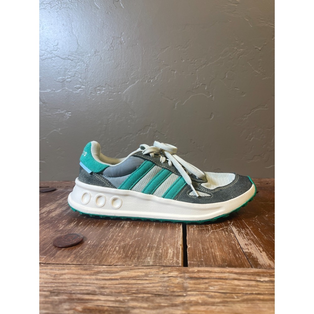Adidas Run 84 Shoes Mens 6.5 Teal Blue Trainers Comfort Sneakers Running Retro